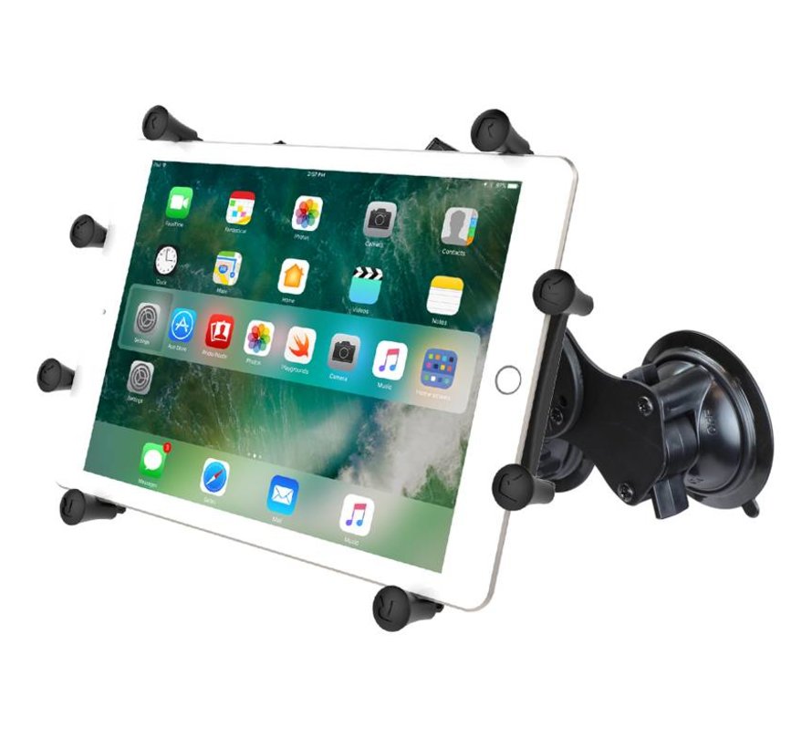 Dubbele Zuignap X-Grip set 9-11" inch tablets