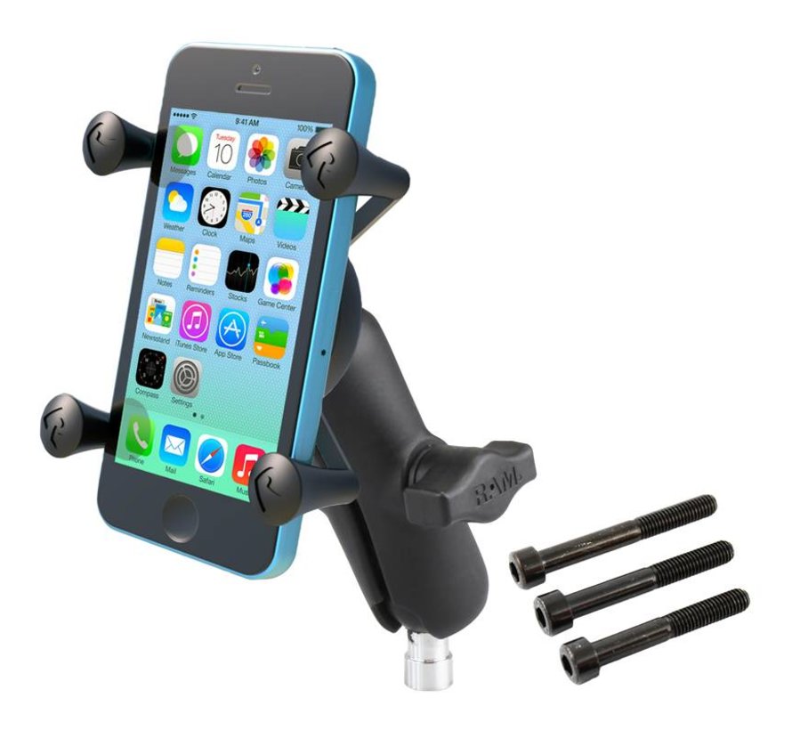 Motorset B-Kogel M8 + X-Grip houder smartphone