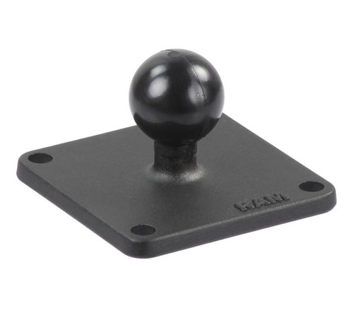 RAM Mount B-Kogel (25 mm) Aluminium Base Vierkant 63,5 x 63,5 mm - RAM-B-202U-2525