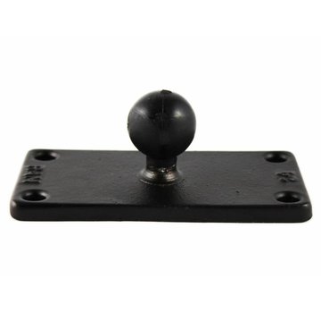 RAM Mount B-Kogel (25 mm) Aluminium Base Rechthoek 51 x 102 mm - RAM-B-202U-24