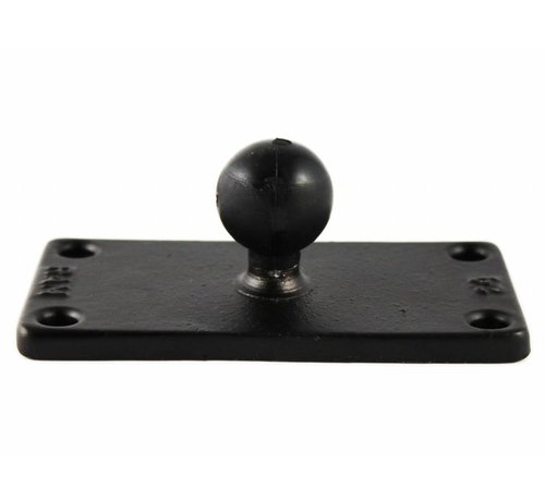 RAM Mount B-Kogel (25 mm) Aluminium Base Rechthoek 51 x 102 mm - RAM-B-202U-24