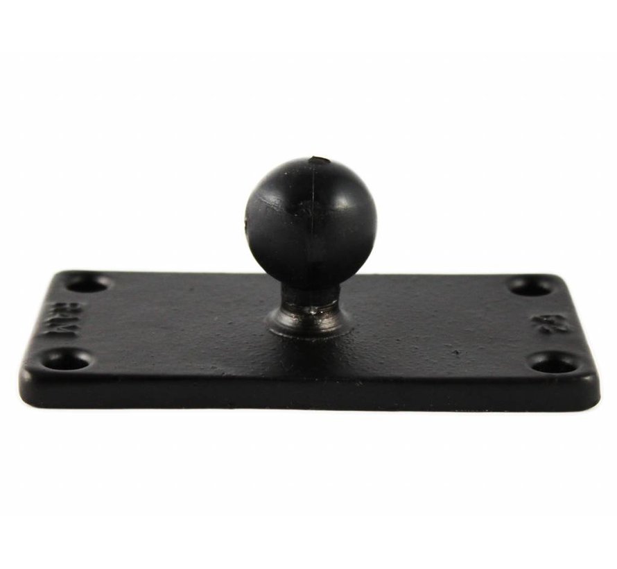 B-Kogel (25 mm) Aluminium Base Rechthoek 51 x 102 mm - RAM-B-202U-24