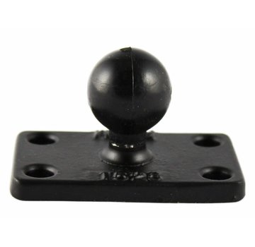 RAM Mount RAM Mount B-Kogel (25 mm) Aluminium Base Rechthoek RAM-B-202U-1525