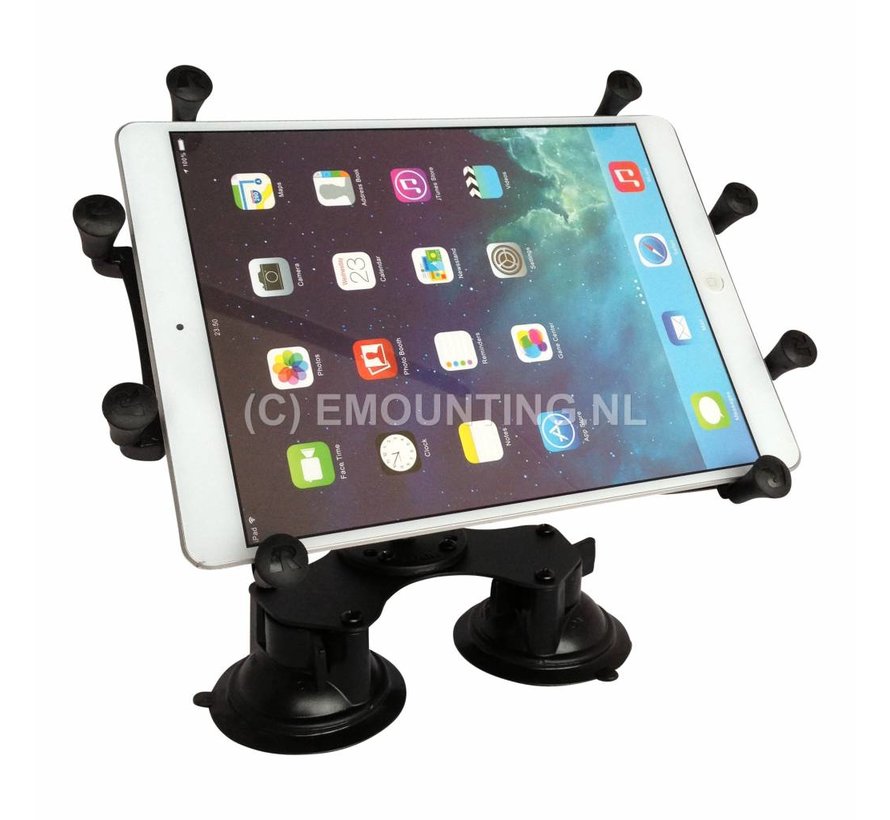 Dubbele Zuignap X-Grip set 9-11" inch tablets