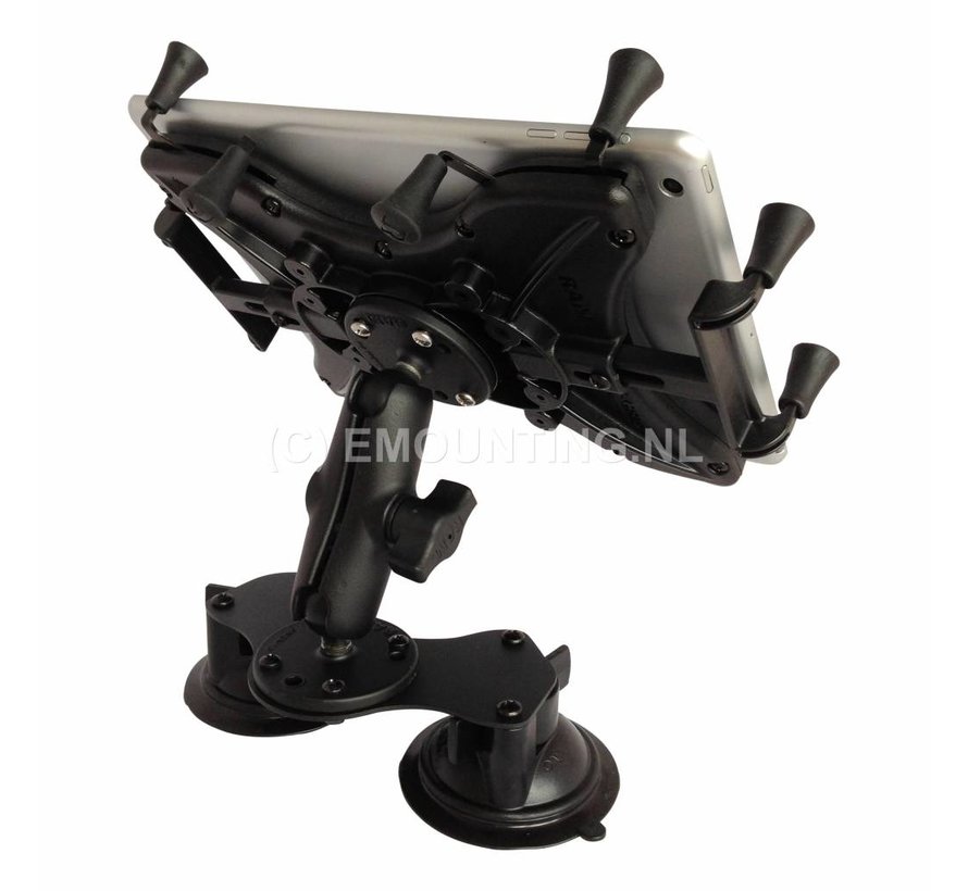 Dubbele Zuignap X-Grip set 9-11" inch tablets