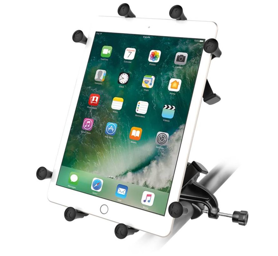 X-Grip 9-11 inch tablet houder Yoke stangklem
