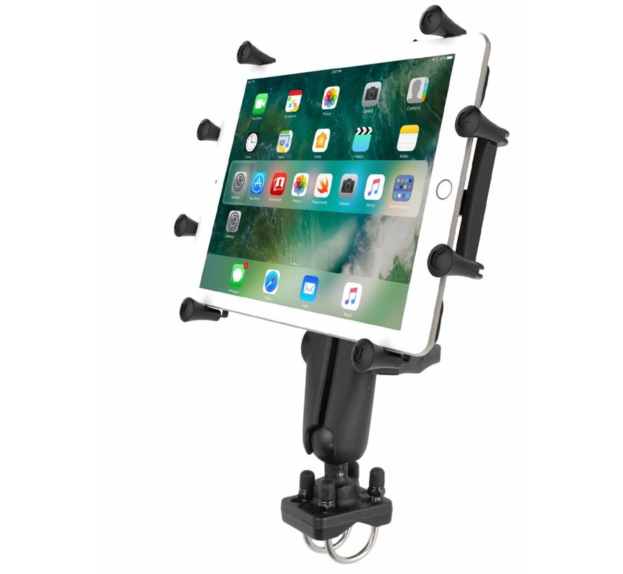 Dubbele Stangbeugel Heavy-Duty X-Grip 9-11" tablethouder