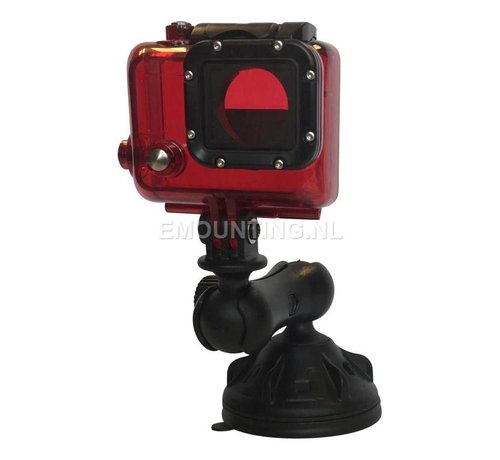 RAM Mount GoPro camera kogel compacte zuignap bevestigingset
