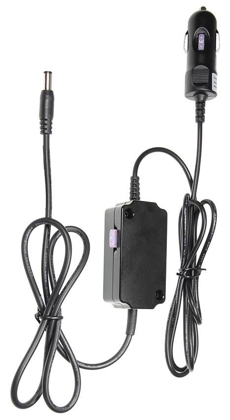 Brodit Autolader 12V DC connector 12V/3A-rechte kabel
