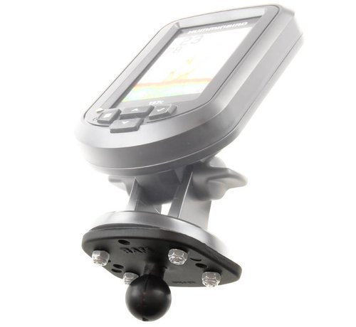 RAM Mount B-Kogelbasis voor Eagle, Humminbird & Lowrance Fishfinder - RAM-B-107-1BU