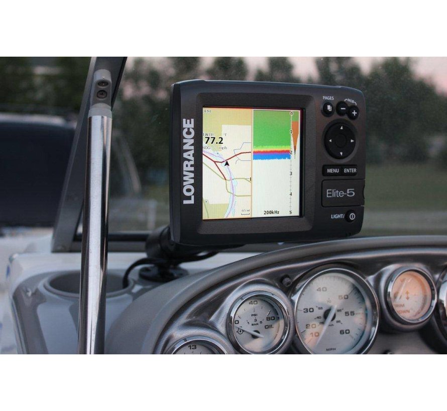 Lowrance Elite-5 C-Kogel mounting set