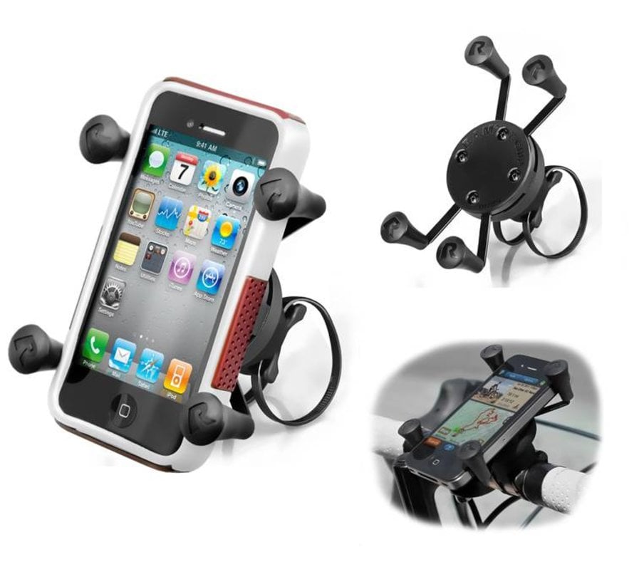 EZ-ON/OFF™ Bicycle Mount met Universal X-Grip®