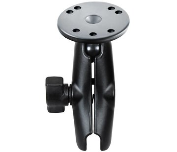 RAM Mount Klemarm met Ronde Basis en B-Kogel (25 mm)