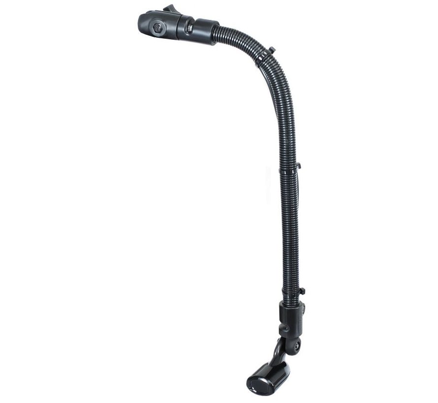 Transducer flexible arm montage