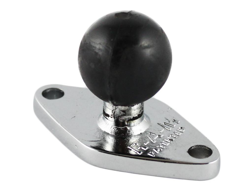 RAM Mount Chrome diamond base B-Kogel