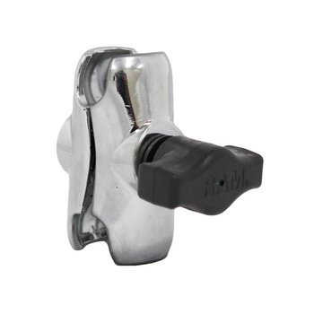 RAM Mount Chrome Short Double Socket Arm