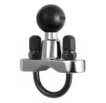 RAM Mount Chrome Rail Base with Stainless Steel