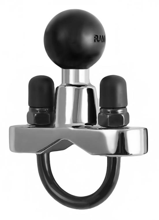 RAM Mount Chrome Rail Base with Stainless Steel