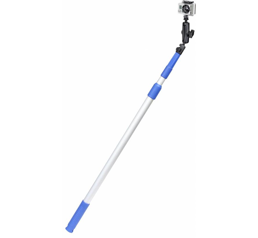 Telescoping Camera Pole Kit met GoPro® Hero Adapter