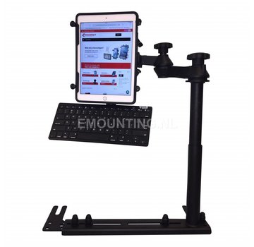 RAM Mount Universal No-Drill™ iPad X-Grip ROTOVIEW RAM-VB-196-SW1-UN9-KEY1