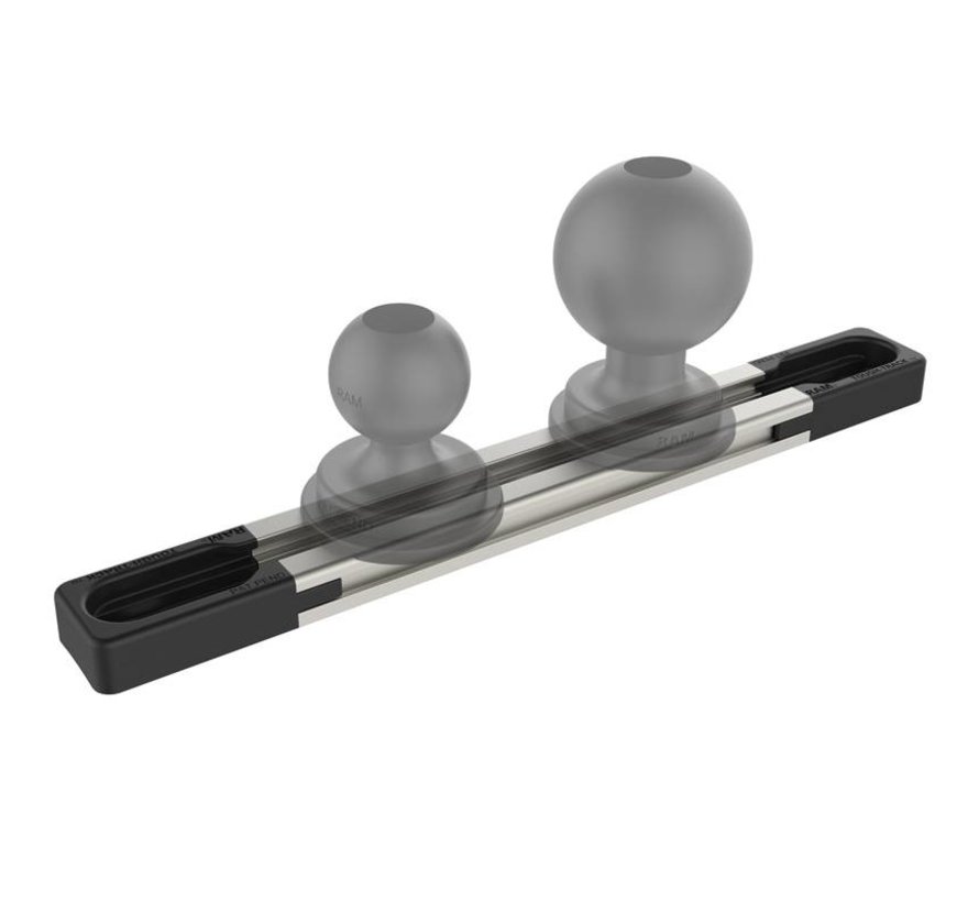 Tough-Track™ Aluminium Rail 230 mm RAM-TRACK-EXA-9u