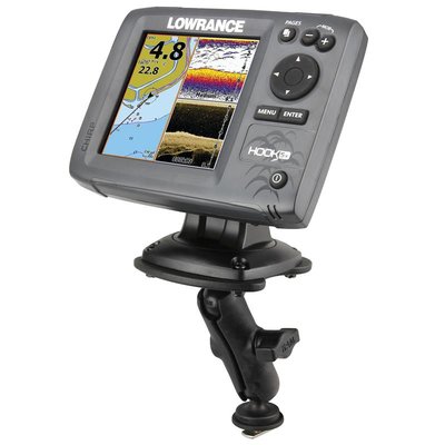 RAM Mount Track-ball montageset B-Kogel Humminbird & Lowrance RAP-B-107B-354-TRA1U