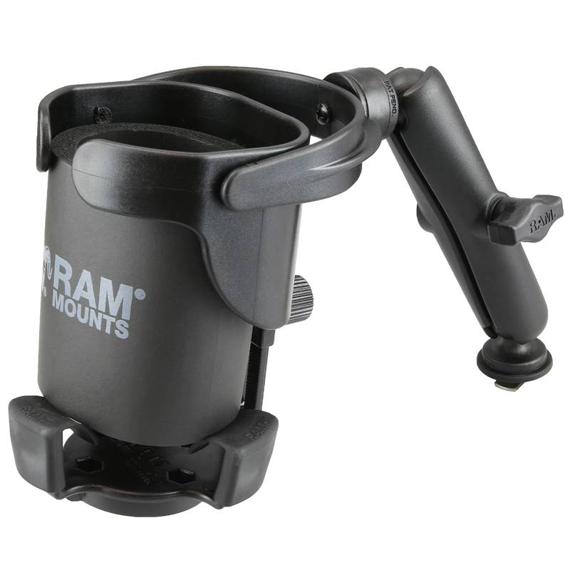 RAM Mount Balancerende drankhouder XL- Level Cup™ XL met Track-ball RAM-B-417B-C-354-TRA1