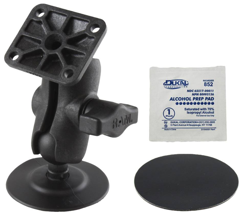 RAM Mount Plakkogel + korte klemhouder Brodit verbinding
