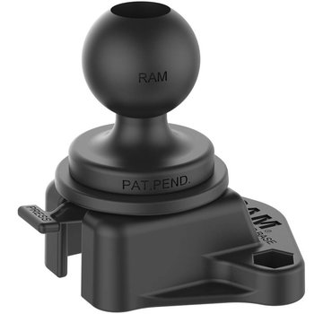 RAM Mount B-kogel (25 mm) Track-Ball met Schroefvaste Basis - RAP-B-304U-TRA1