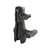 RAM Mount Dubbele Klemarm C naar B Kogel - 38 mm naar 25 mm - Draaibaar