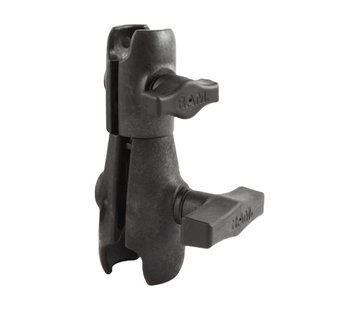 RAM Mount Dubbele Klemarm C naar B Kogel - 38 mm naar 25 mm - Draaibaar