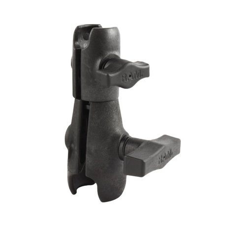 RAM Mount Dubbele Klemarm C naar B Kogel - 38 mm naar 25 mm - Draaibaar