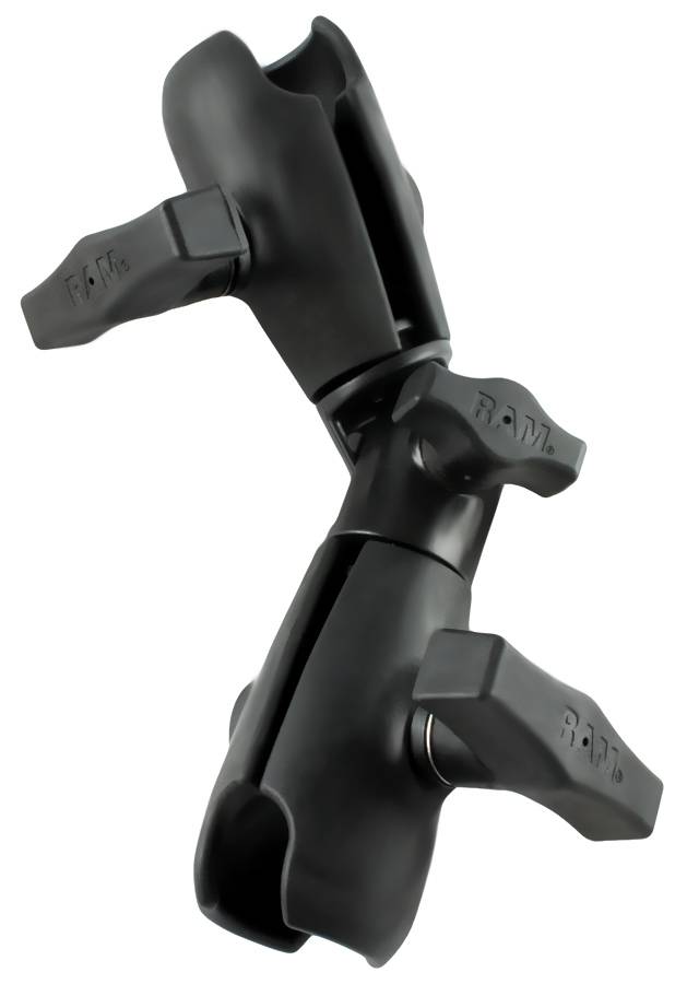 RAM Mount Dubbele C-klem met kantelbare middenstuk