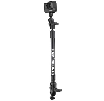 RAM Mount 55 cm  Tough-Pole™ Camera Mount met Track Ball™ Base