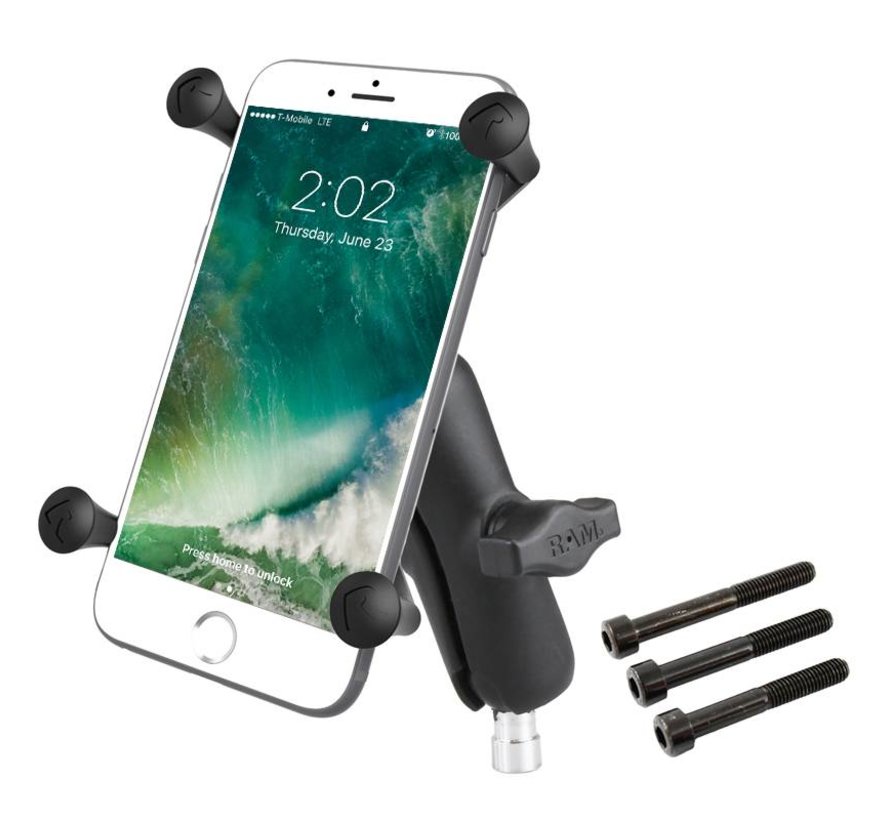 Motorset B-Kogel M8 +Large  X-Grip houder smartphone