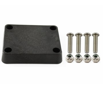 RAM Mount Kunststof verstevigingsplaat met boutje en moertjes
