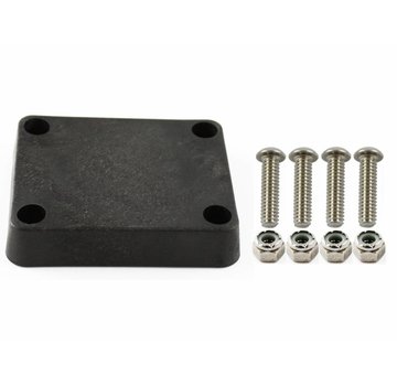 RAM Mount Kunststof verstevigingsplaat met boutje en moertjes
