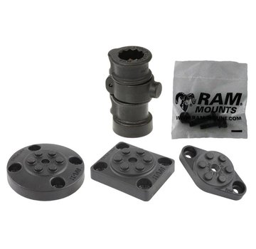 RAM Mount Adapt-A-Post™ Base met 3 Drill-Down Base Opties RAP-386B-AAPU
