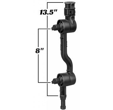 RAM Mount Adjustable Adapt-A-Post™ 13.5" Extension Arm RAP-114-APB2U