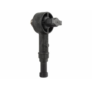 RAM Mount ROD® 4" Long Spline Post with Knob RAP-114-Up