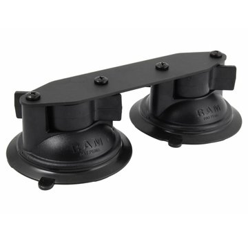 RAM Mount Double 8.5 cm Suction Cup Base - Rechte plaat