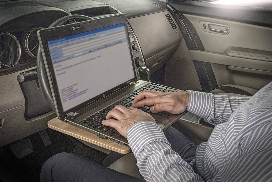AutoExec WheelMate Extreme Laptop en tablet werkplateau