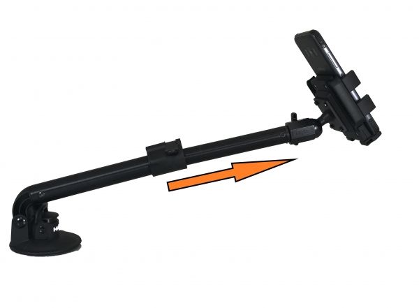 Emounting Outlet Webshop (EOW) Telescopische smartphone houder met zuignap