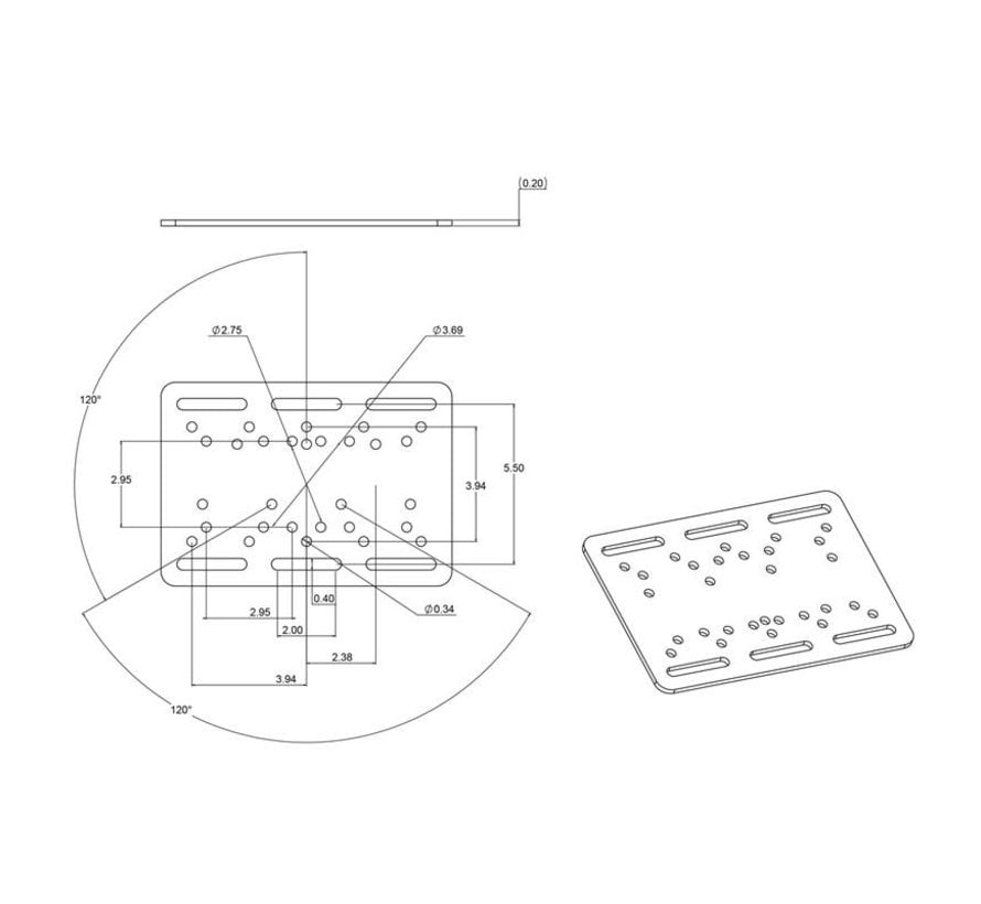 Forklift Overhead Guard Plate