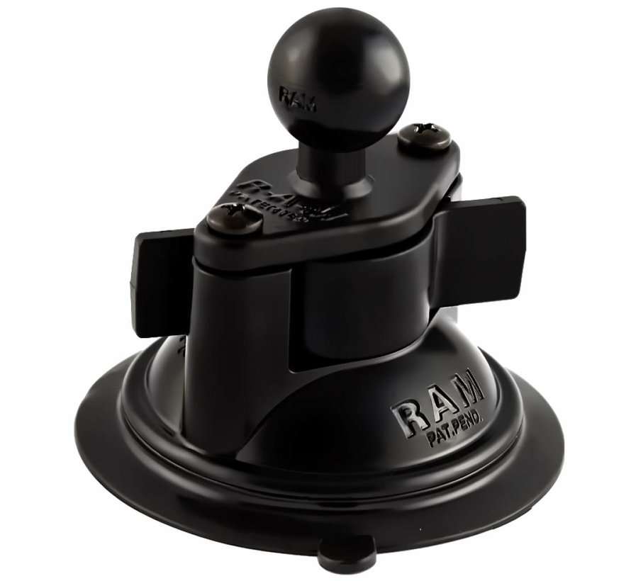 Twist-lock Zuignap Basis met B-kogel (25 mm) - RAM-B-224-1U