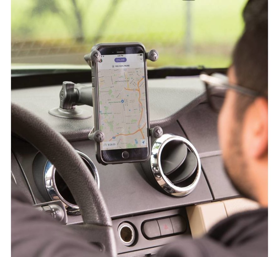 Zelfklevende X-Grip Smartphone mount