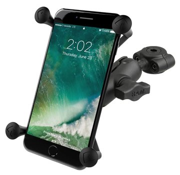 RAM Mount Torque™ large smartphone motorspiegelset met X-Grip RAM-B-408-37-62-A-UN10 - Kort