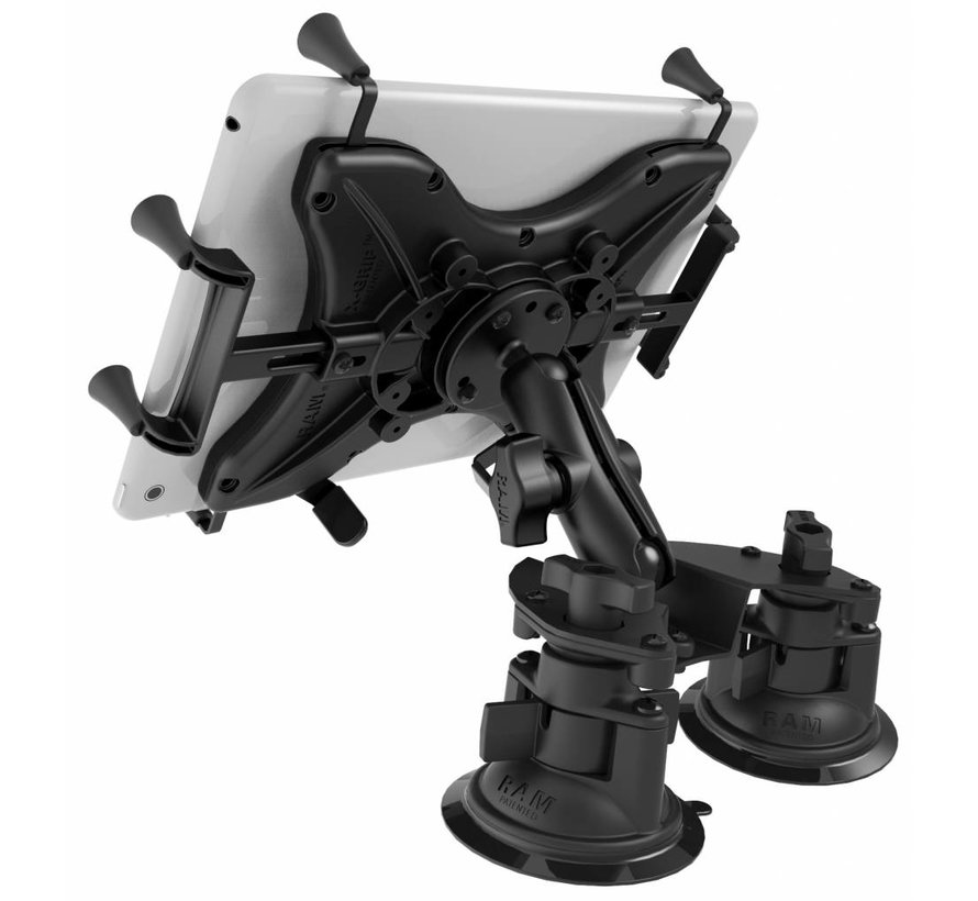 X-Grip 9-11" Tablet Houder Dual Articulating zuignap