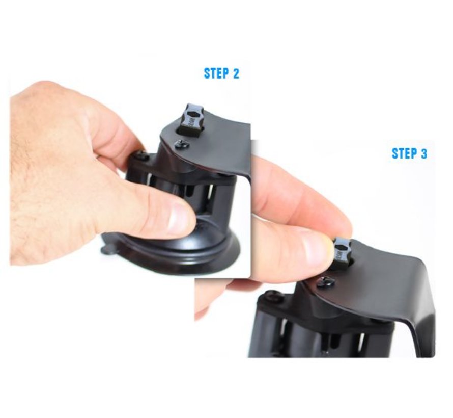 X-Grip 9-11" Tablet Houder Dual Articulating zuignap
