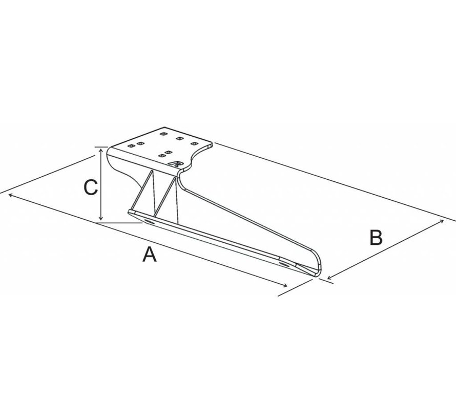 No-Drill™ Vehicle Base for '97-16 Ford F-250 - 750